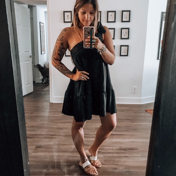 free people avery one shoulder dress Free People Avery one shoulder mini dress